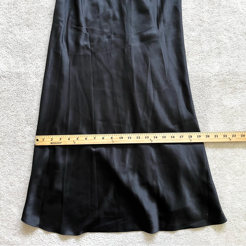 VICTORIA’S SECRET GOLD LABEL BLACK GOWN W/ SHEER LACE TOP SIZE LARGE CHIC Glam - Picture 8 of 10